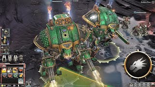 quotWARHAMMER 40K Salamanders Vs Eldar MASSIVE BATTLE Gameplayquot [upl. by Goodhen]