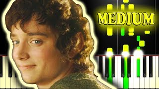 CONCERNING HOBBITS from THE LORD OF THE RINGS  Piano Tutorial [upl. by Lainey669]