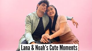 Lana Condor amp Noah Centineo  Cute Moments [upl. by Merideth493]