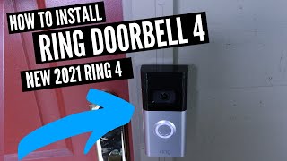 How To Install Ring Doorbell 4 [upl. by Aseral902]