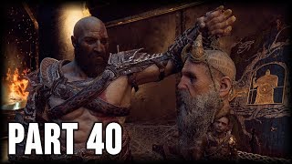 God of War  100 Walkthrough Part 40 PS4 – Escape from Helheim [upl. by Ayisan]