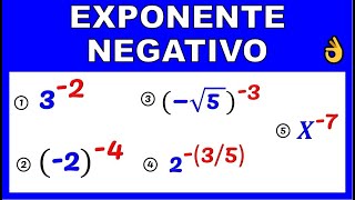 EXPONENTE NEGATIVO [upl. by Feingold]