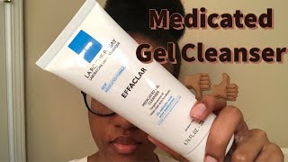 I tried La Roche Posay Effaclar Medicated Gel Cleanser on My Acne Prone Skin for One Month  Review [upl. by Kwapong]