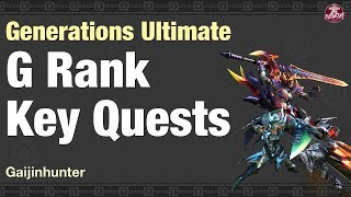 MHGU G Rank Key Quests [upl. by Ecerahs304]