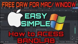 How To Acess BandLab On PC EASY AND SIMPLE  Mac  Windows [upl. by Ydaf]