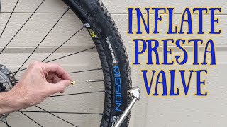 How to Inflate a PRESTA Valve at a Service Station [upl. by Ykroc923]