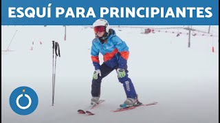 Cómo hacer la CUÑA y FRENAR CORRECTAMENTE en ESQUÍ ⛷ Clase para PRINCIPIANTES [upl. by Meedan806]