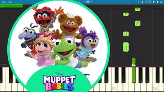 Muppet Babies Theme Song  EASY Piano Tutorial [upl. by Ybeloc342]