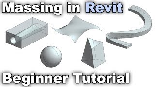 Massing in Revit  Beginner Tutorial [upl. by Otsenre]