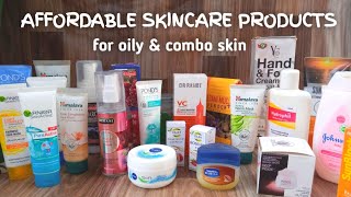 AFFORDABLE Skincare routine for OILY  COMBINATION TO OILY SKIN [upl. by Nita847]