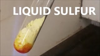 Liquid Sulfur [upl. by Seavir]