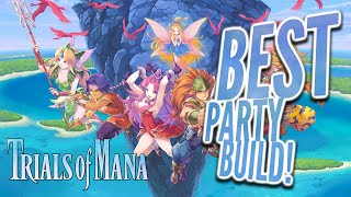 Completely OP Party Build Character Classes Overview  Trials Of Mana PS4 Nintendo Switch [upl. by Natalia]