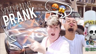 Spray Paint Prank On My Moms Car  MIGHTYDUCK [upl. by Irolav]