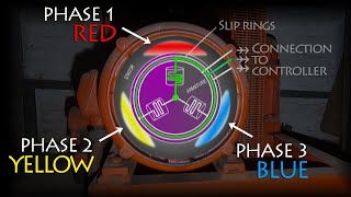 SLIP RING MOTOR  how it works explained the EASY way 1920s Lift Motor Room [upl. by Haseefan]