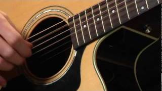 Guild D150CE Fingerpicking Demo [upl. by Hjerpe751]