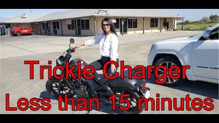 Rebel 500 How to Install Trickle Charger In 15 Minutes [upl. by Aleyak]