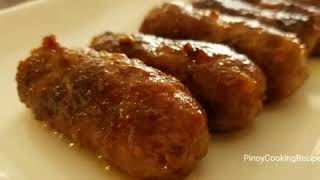 How to make Skinless Longganisa [upl. by Pansir]