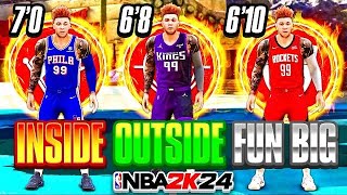 THE TOP 3 CENTER BUILDS IN NBA 2K24 [upl. by Dewhirst]