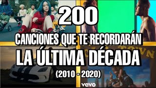 200 Mejores Canciones De La Última DECADA 20102020 [upl. by Hazlett387]