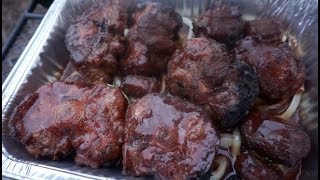 THE BEST GRILLED BBQ OXTAILS RECIPE  OUTDOOR COOKING [upl. by Ycul]