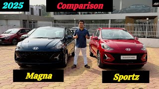 2025 Hyundai Grand I10 Nios Magna VS Sportz  Which One Is Perfect For You [upl. by Nayb458]