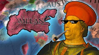 EU4 Milan Guide  THE STRONGEST Playing Tall Nation [upl. by Elmajian]