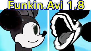 Friday Night Funkin VS Mickey Mouse  FunkinAVI 18 Final DEMO FNF Mod Minnie MouseMouseavi [upl. by Carmela]