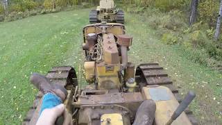 Caterpillar D2 5J1113  Freeing Up Stuck Steering Clutch [upl. by Annahaj]