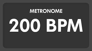 200 BPM  Metronome [upl. by Siloa]