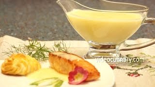 Beurre Blanc  Classic French Sauce Recipe by Video Culinary [upl. by Ayamahs]