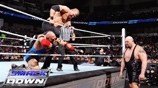 Ryback vs Kane SmackDown June 25 2015 [upl. by Rayshell]