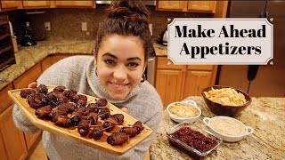 Easy MakeAhead Holiday Appetizers [upl. by Rehtaef673]