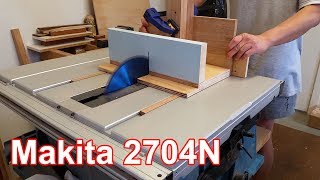 Cutting mortise with the Makita 2704N table saw [upl. by Fogel]