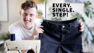 How to Sew Mens Pants [upl. by Waldman712]