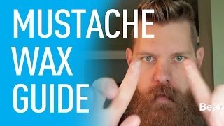 How To Apply Mustache Wax Natural Style  Eric Bandholz [upl. by Par]