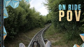 🇵🇱  Hill Szczęśliwicka  Gravity Slide  OnRide POV  A Mountain Coaster in the Middle of Warsaw [upl. by Armbruster]