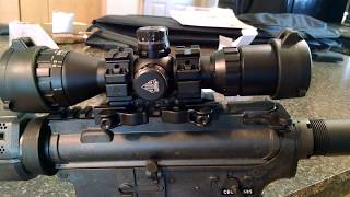 AR15 SCOPE REVIEW  UTG 39X32 1quot BugBuster Scope RGB [upl. by Rebecka]