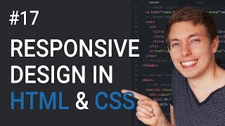 17 How to Make a Website Responsive  Learn HTML and CSS  Full Course For Beginners [upl. by Rosenberg858]