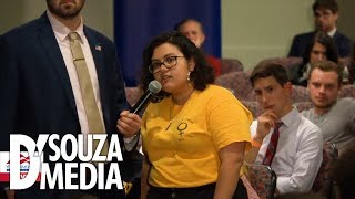 DSouza DESTROYS quotproud Democratquot in heated QampA [upl. by Etteyafal]