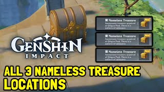 Genshin Impact All 3 Nameless Treasure Locations amp Where To Trade Them In [upl. by Leyameg]