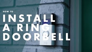 How To Install A Ring Doorbell  Bunnings Warehouse [upl. by Noivert614]