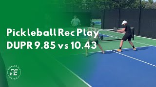 Mens Doubles Rec Play in HD  BarrUnsicker DUPR 985 vs PettersonWood DUPR 1043 [upl. by Enelav]