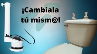 CÓMO CAMBIAR LA VÁLVULA DE DESCARGA DEL WC [upl. by Norene]