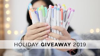 holiday stationery giveaway 🌈 [upl. by Mchugh]