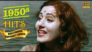 1950s Super Hit Suhaane Bollywood Songs  Top Vintage Video Songs [upl. by Revorg397]