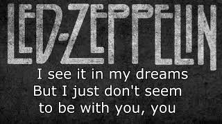 Led Zeppelin Fool in the Rain lyrics [upl. by Korenblat]