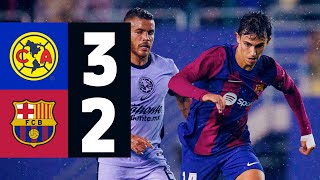 HIGHLIGHTS  CLUB AMERICA 3 vs 2 FC BARCELONA  DALLAS FRIENDLY [upl. by Sibie]