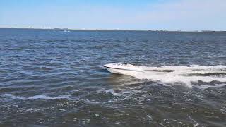 Boating from Somers Point to Longport NJ 4K [upl. by Redmer680]