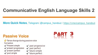 Communicative English Language Skills 2 Chapter 1 Part 3 [upl. by Ocirred]