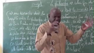 Dissertation philosophique par Songué Diouf thèse et antithèse [upl. by Annaid]